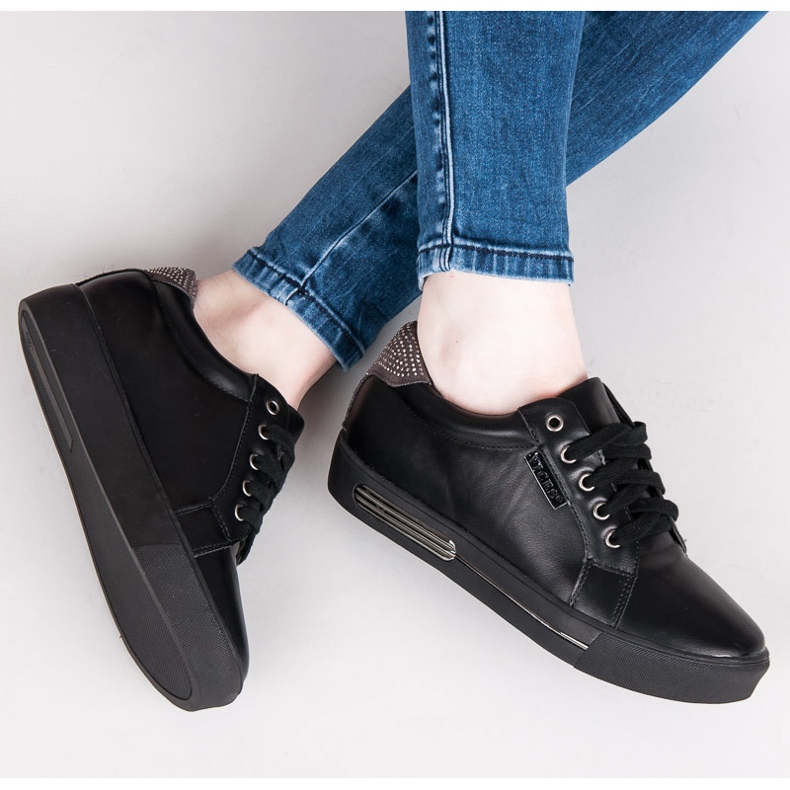 Vices Deportivas plataforma negro marrón 1