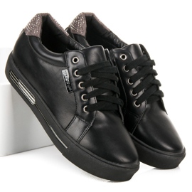 Vices Deportivas plataforma negro marrón 5