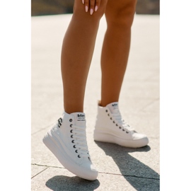 Zapatillas para mujeres en la plataforma Lee Cooper LCW-25-44-3209L White blanco 5
