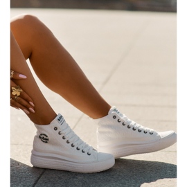 Zapatillas para mujeres en la plataforma Lee Cooper LCW-25-44-3209L White blanco 6