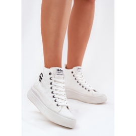 Zapatillas para mujeres en la plataforma Lee Cooper LCW-25-44-3209L White blanco 2