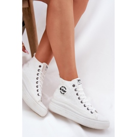 Zapatillas para mujeres en la plataforma Lee Cooper LCW-25-44-3209L White blanco 10