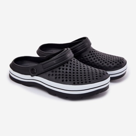 EVento Zapatillas de espuma de hombre negro 1