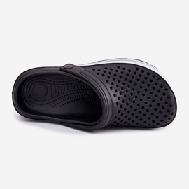 EVento Zapatillas de espuma de hombre negro 2