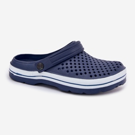 EVento Zapatillas de espuma azul azul marino para hombres 4