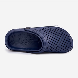 EVento Zapatillas de espuma azul azul marino para hombres 2