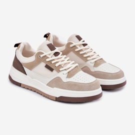 Zapatillas masculinas Big Star RR174604 beige 1