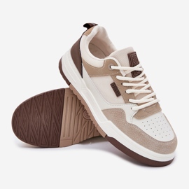 Zapatillas masculinas Big Star RR174604 beige 3