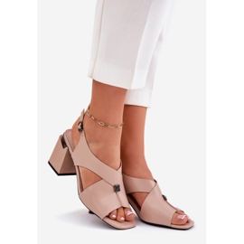 Elegantes sandalias para mujeres en el Vinceza 62238 beige Post 1 Elegantes sandalias para mujeres en el Vinceza 62238 beige Post 1