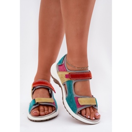 Sandalias de cuero para mujeres McKeylor 95347 Multikolor multicolor 3