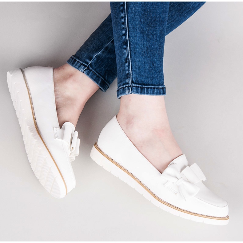 Vices Zapatos bajos con lazo blanco 1 Vices Zapatos bajos con lazo blanco 1