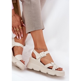 ARTIKER Sandalias de cuero para mujeres para artker antiguo 54C1624 beige 7