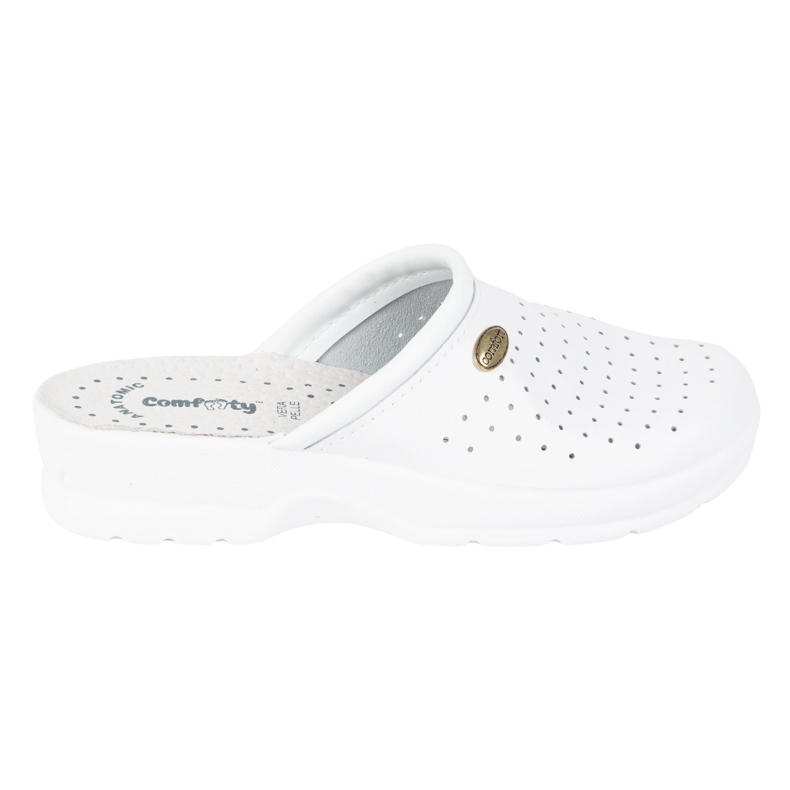 Vriston Zapatos para mujeres zapatillas médicas cómodas alessia white blanco 1