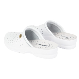 Vriston Zapatos para mujeres zapatillas médicas cómodas alessia white blanco 5