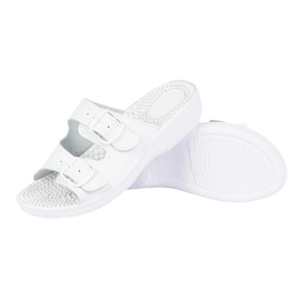 Vriston Zapatos de mujer Flaps ajustables Fakirki masajeando con picos nadia blanco 4