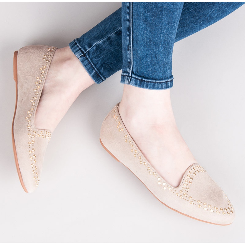 Vices Bailarinas de ante marrón 1