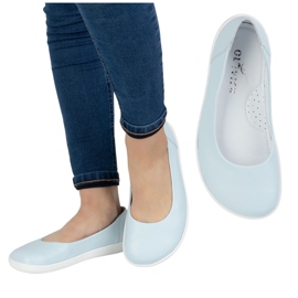 Olivier Los zapatos minimalistas de mujer descalzo resbalaron en 1771pol azul 10