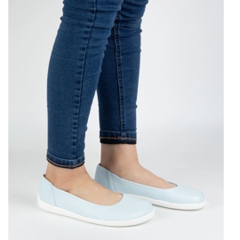 Olivier Los zapatos minimalistas de mujer descalzo resbalaron en 1771pol azul 1
