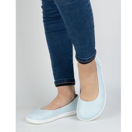 Olivier Los zapatos minimalistas de mujer descalzo resbalaron en 1771pol azul 2