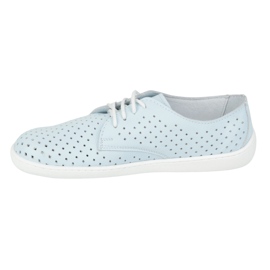 Olivier Zapatos minimalistas de trabajo minimalistas de mujeres descalzos 1288 Pol Blue azul 3