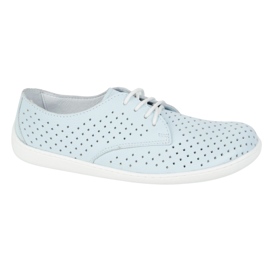 Olivier Zapatos minimalistas de trabajo minimalistas de mujeres descalzos 1288 Pol Blue azul 5