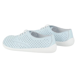 Olivier Zapatos minimalistas de trabajo minimalistas de mujeres descalzos 1288 Pol Blue azul 7