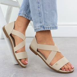 Evento Sandalias de mujeres con beige Evalo 3884 4