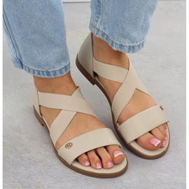 Evento Sandalias de mujeres con beige Evalo 3884 6