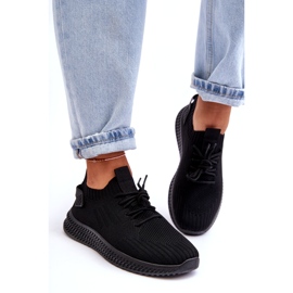 Slip de mujeres: zapatos deportivos negros 1