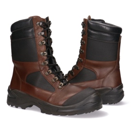 Botas de caza de cuero Sollidne Pollonus Brown Presupuesto 6-0131-001 marrón 3