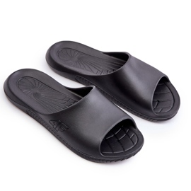 Flops de espuma para hombres para 4f Black Pool negro 5