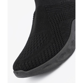 Botas deportivas para mujeres, resbalón negro 4