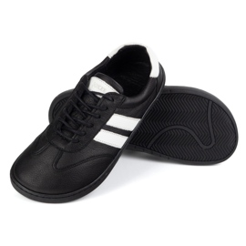 Joker Zapatos minimalistas de mujeres descalzos hechos de cuero natural 908J Negro 10