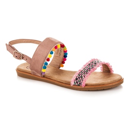 Kylie Sandalias planas con hebilla multicolor 2