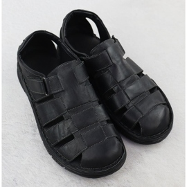 Zapatos de cuero para hombres a puertas negras T.Sokolski 1806 negro 2