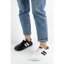 Zapatos de cuero para mujeres Joker Blackorwhite White - zapatillas minimalistas Olivier blanco 6