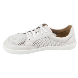 WASAK Zapatos de mujer de cuero minimalista de mujeres 0772SW White blanco 2