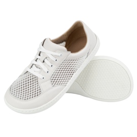 WASAK Zapatos de mujer de cuero minimalista de mujeres 0772SW White blanco 5