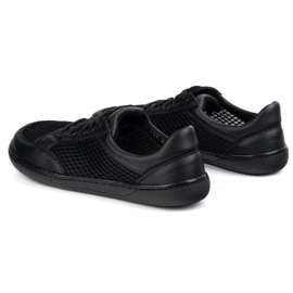 WASAK Zapatos descalzos de mujer cuero minimalista 0772SW negro 1
