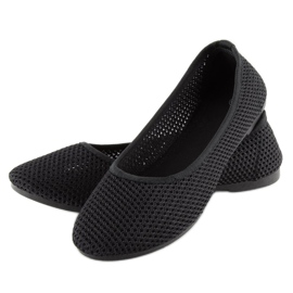 Bailarinas malla negra JX56 negro 6