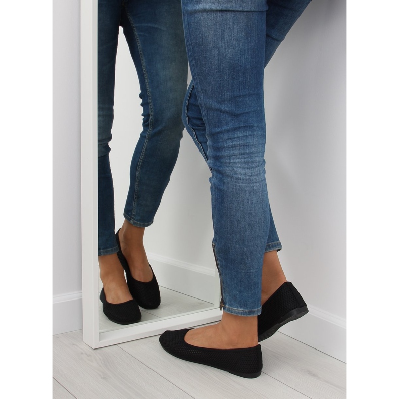 Bailarinas malla negra JX56 negro 2