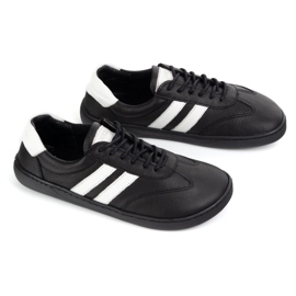 Zapatos de cuero para mujeres Joker Blackorwhite Black - zapatillas minimalistas Olivier negro 8
