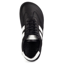 Zapatos de cuero para mujeres Joker Blackorwhite Black - zapatillas minimalistas Olivier negro 11