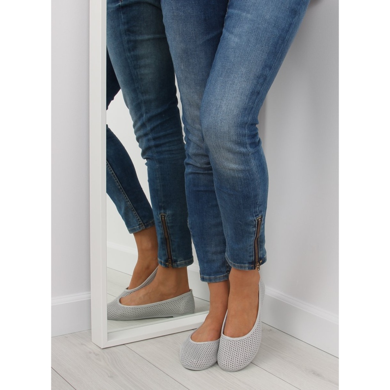 Bailarinas malla gris JX56 Gris 1
