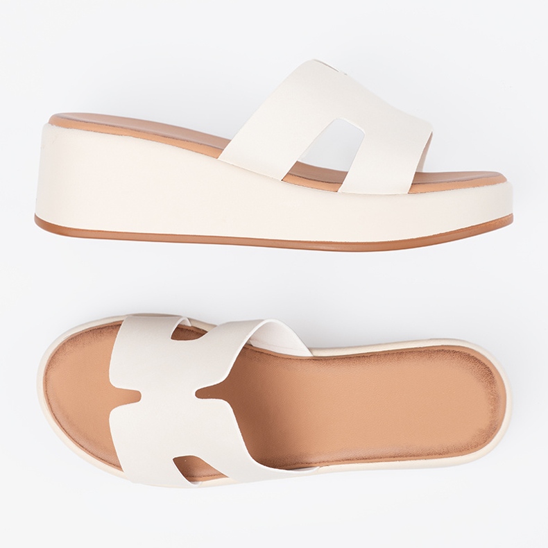 Seastar Zapatillas para la plataforma de luz femenina beige 1