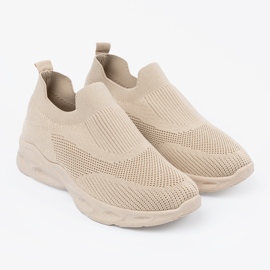 Shelvt Zapatos deportivos livianos, beige 3
