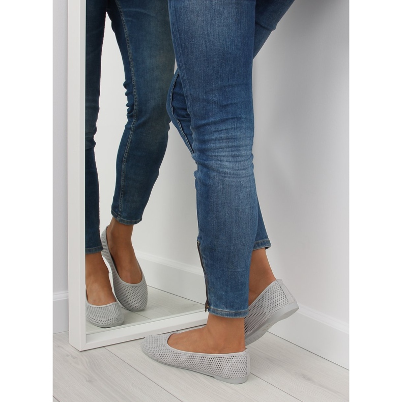 Bailarinas malla gris JX56 Gris 2