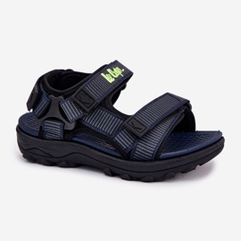 Sandalias para niños Lee Cooper LCW-25-34-3569K azul marino 5