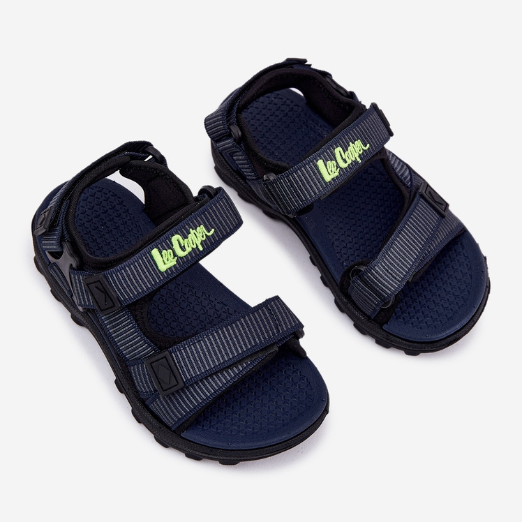 Sandalias para niños Lee Cooper LCW-25-34-3569K azul marino 2