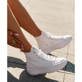 Altas zapatillas para mujeres Lee Cooper LCW-25-31-3461L White blanco 5